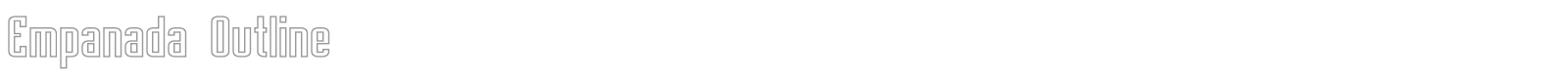 Empanada font preview